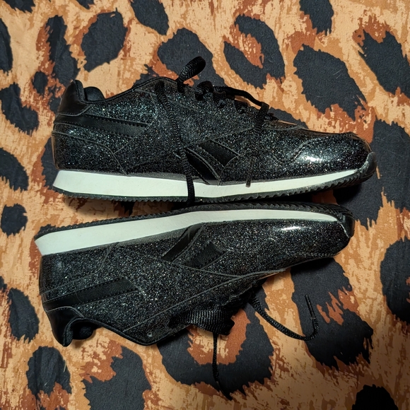 Reebok Kids Sparkly Black Sneakers - Picture 2 of 3